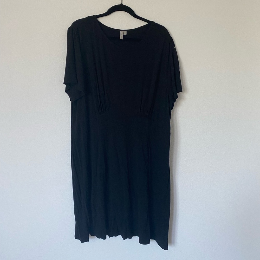 ASOS black t-shirt dress